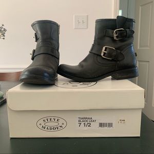 Black Steve Madden Tiarraa Boots